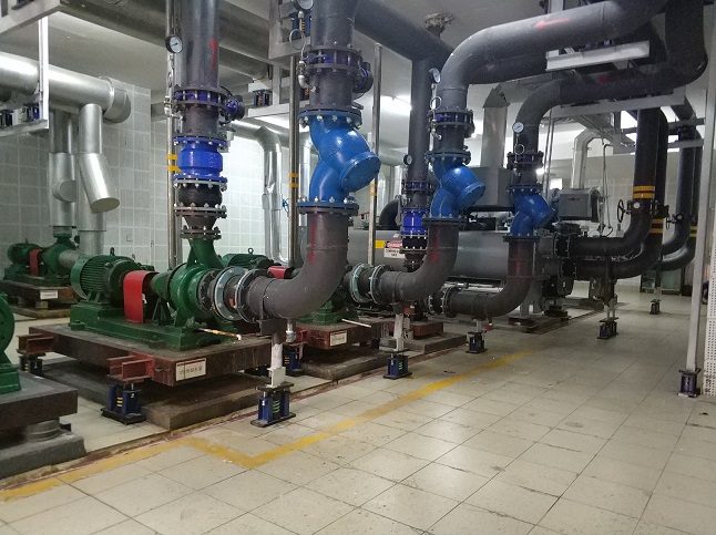 泵房机组减振降噪现场大图